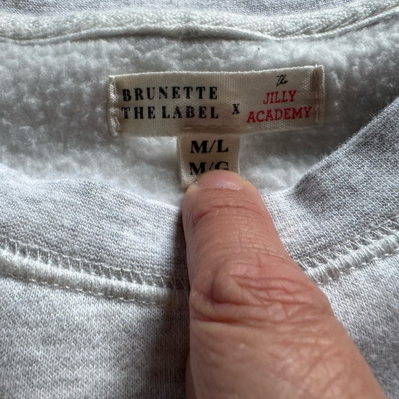 Brunette the Label x Jilly Academy crewneck - Picture 2 of 2